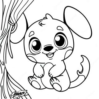 Ohana Stitch Szinezolap 92375-32023