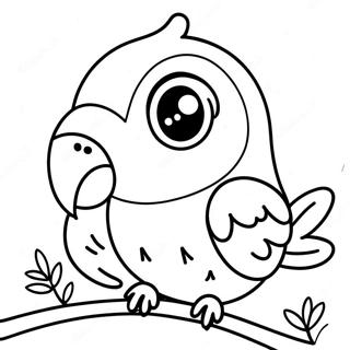 Cuki Kicsi Papagaj Szinezooldal 92483-32117