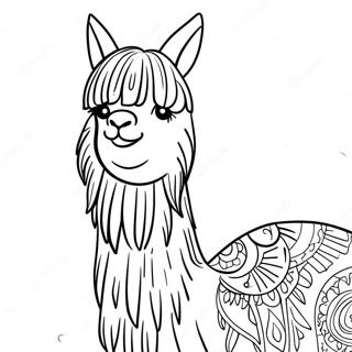 Boldog Llama Llama Szinezolap 92584-32192