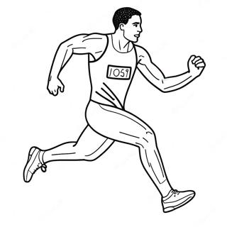 Olimpiai Sportolo Futo Szinezolap 92788-32345
