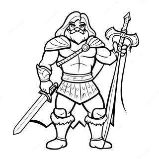 Bator Kiraly Karddal Szinezolap 92839 32392