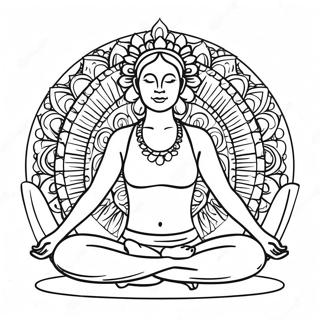 Joga Poz Meditacio Szinezolap 93098-32597