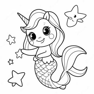 Aranyos Egyszarvu Sello Csillagrakkal Szinezolap 93382 32820