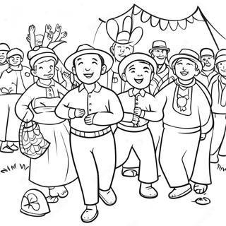 Hagyomanyos Videki Fesztivalok Szinezooldal 93459 32879