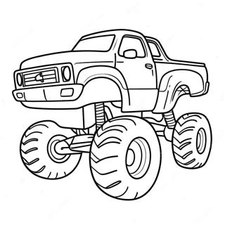 Pokember Szornyteherautoval Versenyez Szinezolap 94077 33357