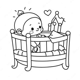 Aranyos Baba Kisagyban Szinezooldal 94282 33512