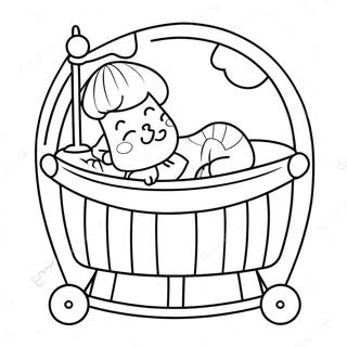 Aranyos Baba Kisagyban Szinezooldal 94282 33581