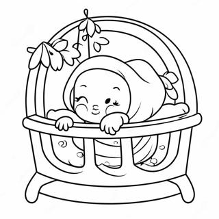 Aranyos Baba Kisagyban Szinezooldal 94282 33582