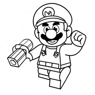 Lego Mario Színezők