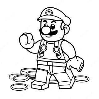Lego Mario Ermeket Gyujt Szinezolap 94386-33672