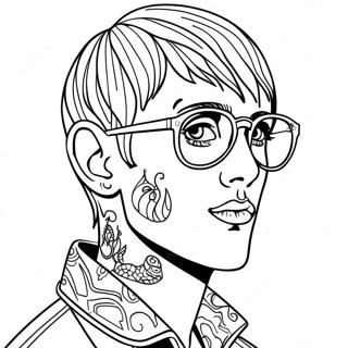 Lil Peep Meno Napszemuvegben Szinezolap 94410-33824