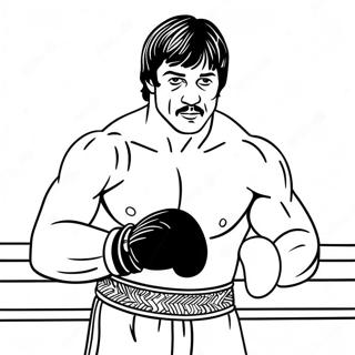 Rocky Balboa Edzes Szinezolap 94435 33837
