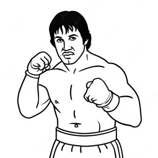 Rocky Balboa Edzes Szinezolap 94435 33840