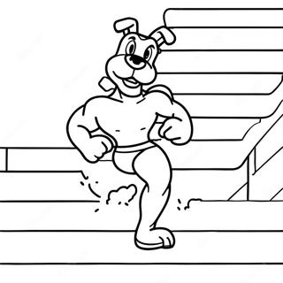 Rocky Felfele Fut A Lepcsokon Szinezolap 94437-33705