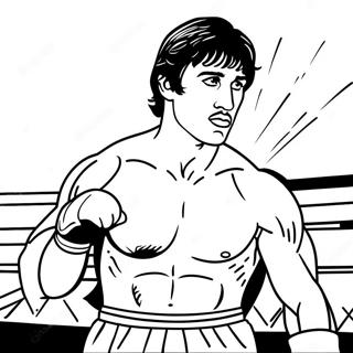 Rocky Balboa A Ringben Szinezo Színezők