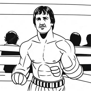Rocky Balboa A Ringben Szinezo Színezők