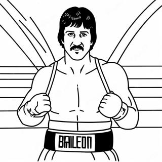 Rocky Balboa A Ringben Szinezo Színezők