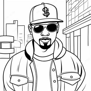 Meno Hip Hop Gangster Sapkaval Szinezolap 94487-33723