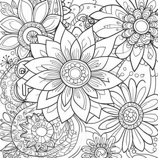 Reszletes Pihenteto Virag Mintak Szinezolap 94516-33756