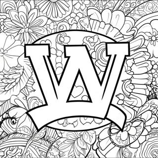 Szines Wwe Logo Szinezolap 94540-33907