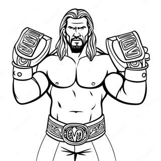 Epikus Triple H Aki Ket Ovet Tart A Kezeben Szinezolap 94541-33912