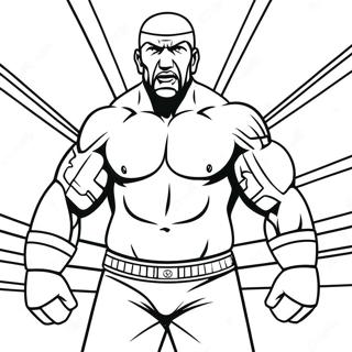 Akciodus Triple H A Ringben Szinezolap 94542-33775