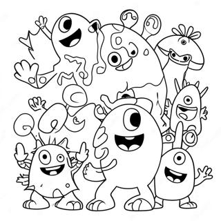 Jatekos Szam Szornyek Szinezolap 94851-34151