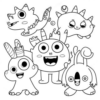 Jatekos Szam Szornyek Szinezolap 94851-34152