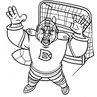 Bruins Gol Unneples Szinezolap 95006 34272