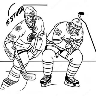 Vintage Bruins Jegkorong Szinezolap 95007 34274