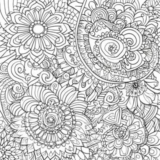 Szines Mandala Mintak Szinezolap 9583-636