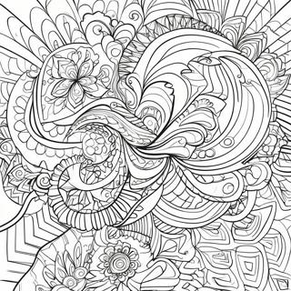 Dinamikus Optikai Illuzio Geometriai Muveszet Szinezolap 96106-35171