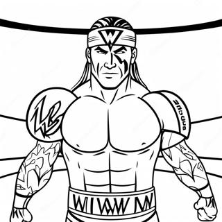 Reszletes Szurkearnyalatos Wwe Szinezolap 96310-35314