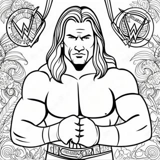 Reszletes Szurkearnyalatos Wwe Szinezolap 96310-35316