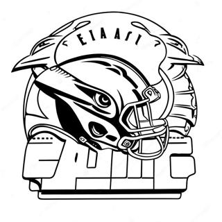 Seahawks Logo Szinezolap 96490-35455