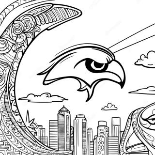 Seahawks Logo Szinezolap 96490-35456