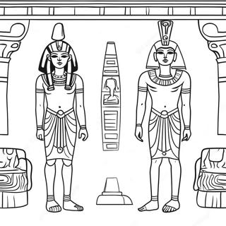 Okori Egyiptomi Templom Szinezolap 96700-35632