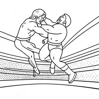 Wwe Birkozo Ugrik Az Ellenfelre Pontozo Szinezolap 96723-35640