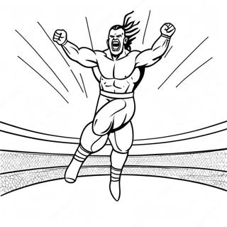 Wwe Birkozo Ugrik Az Ellenfelre Pontozo Szinezolap 96723-35807