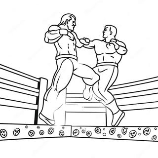 Wwe Birkozo Ugrik Az Ellenfelre Pontozo Szinezolap 96723-35808