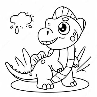 Cuki Baba Dinoszaurusz Szuletesnapi Szinezolap 96800 35700