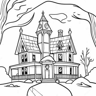 Furcsa Disney Haunted Mansion Szinezolap 96854 35750