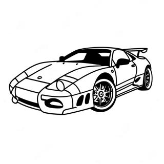 Meno Jdm Auto Mozgasban Szinezolap 96902-35779