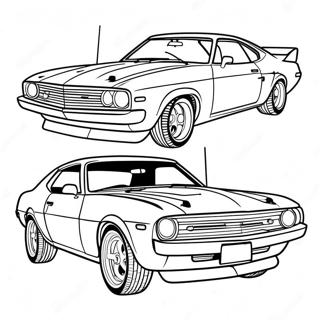 Klasszikus Jdm Auto Dizajn Szinezolap 96903-35783