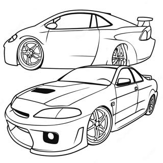 Sportos Jdm Auto Spoilerrel Szinezolap 96904-35953