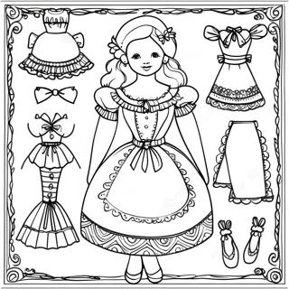 Elegans Papirbaba Szinezolap 96954-35988