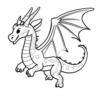 Gotikus Sarkany Repules Kozben Szinezolap 97288-36247