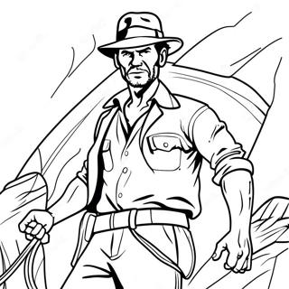 Indiana Jones Ostorral Szinezolap 97390 36327