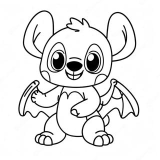 Cuki Stitch Jelmezben Szinezolap 97441-36362