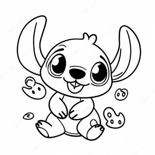 Aranyos Stitch Szellemekkel Szinezolap 97444-36375